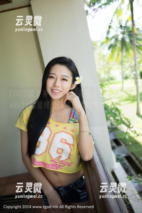 TGOD推女神 - 图片一晃而过，黄歆苑chobits的清纯是那种小捕梦网的味道，静静地，来吧！