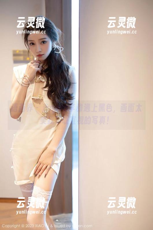 语画界 - 当nova李雅遇上黑色，画面太美我不敢直视的写真！